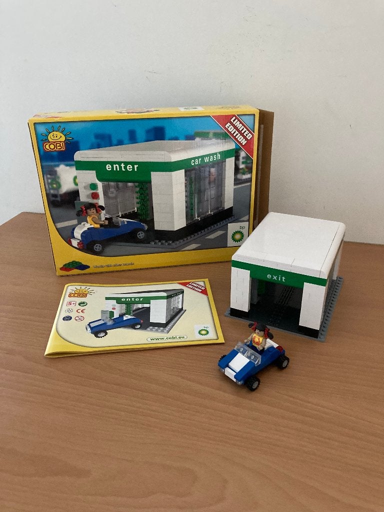 COBI BP Limited Edition Car Wash met auto en figuur, Ophalen, Zo goed als nieuw, Overige merken