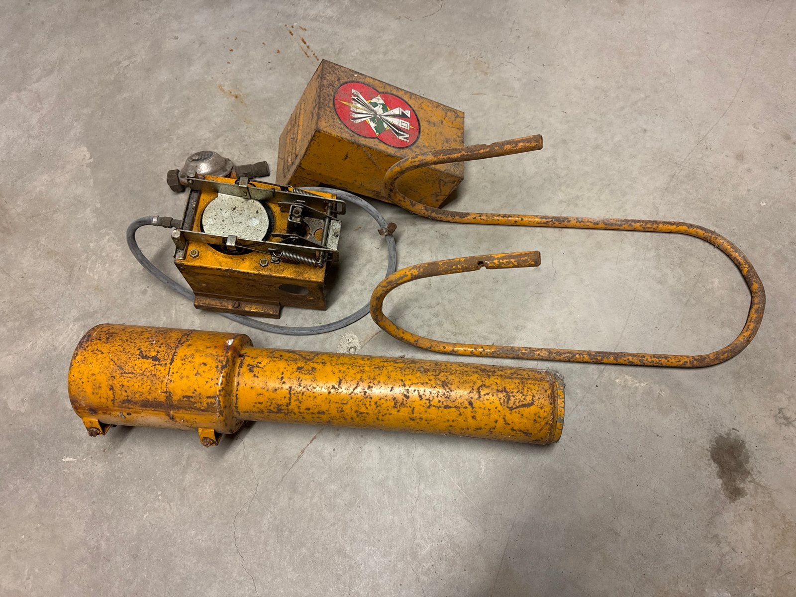 Vintage kersenkanon op gas, Antiek en Kunst, Ophalen