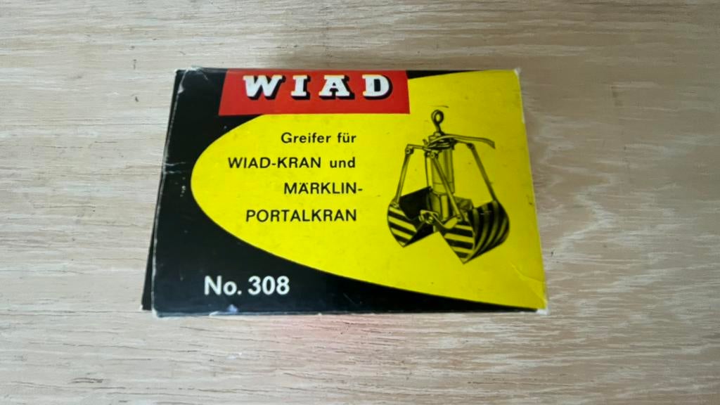 WIAD 308 grijper in OVP en prima werkend, Hobby en Vrije tijd, Modeltreinen | H0, Gebruikt, Gelijkstroom, Brug, Tunnel of Gebouw