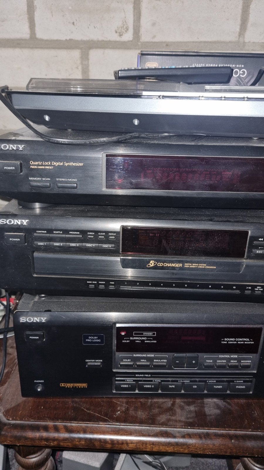 Sony Surround Systeem - 2 Vloerstaand, 3 Satelliet, 1 S, Gebruikt, Surroundset, Sony, Geschikt voor surround/home cinema