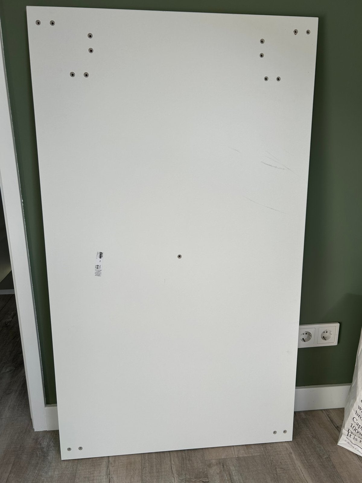 Trotten bureau blad wit 120 x 70 cm, Ophalen, Zo goed als nieuw