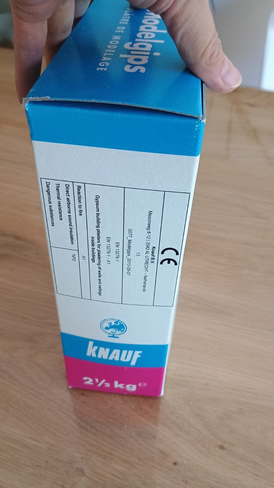 Nieuw Knauf Modelgips 2,5 kg -  voor modelbouw en repa, Ophalen of Verzenden