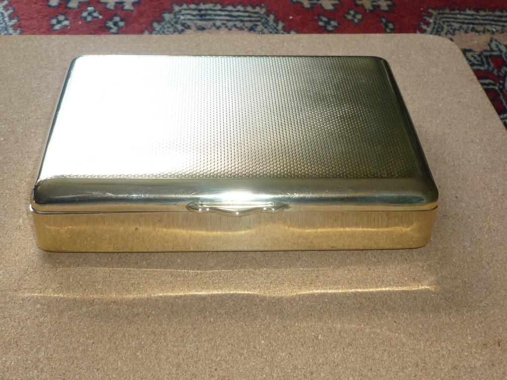 Vintage sigaren / sigarettenblikje in zeer goede staat, Ophalen of Verzenden, Gebruikt, Tabaksdoos of Verpakking