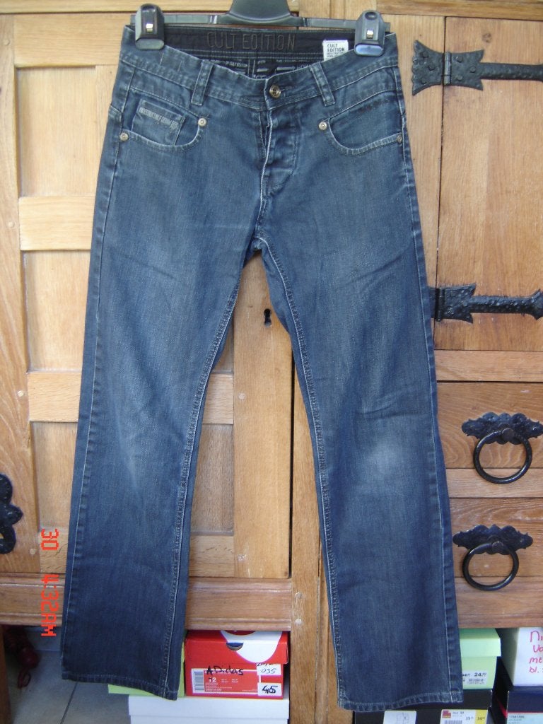 Heren Coolcat Broek Maat 28/32, Kleding | Heren, Ophalen of Verzenden, Zo goed als nieuw, Maat 46 (S) of kleiner, Blauw