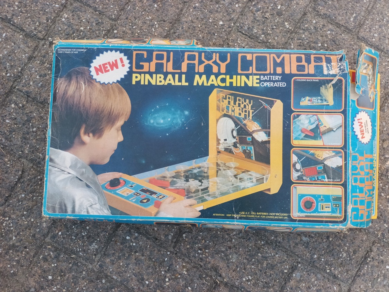 Vintage Galaxy Combat Pinball Machine - Zeldzaam!, Ophalen of Verzenden