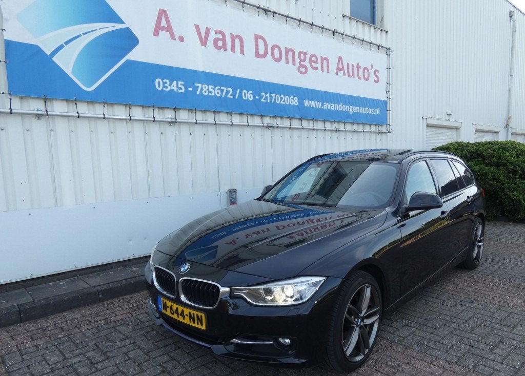 Bmw 3-SERIE 328I Touring,Aut,Navi,Leer,Pano,Led,Stoelverw, Auto's, Automaat, Euro 5, 15 km/l, Gebruikt