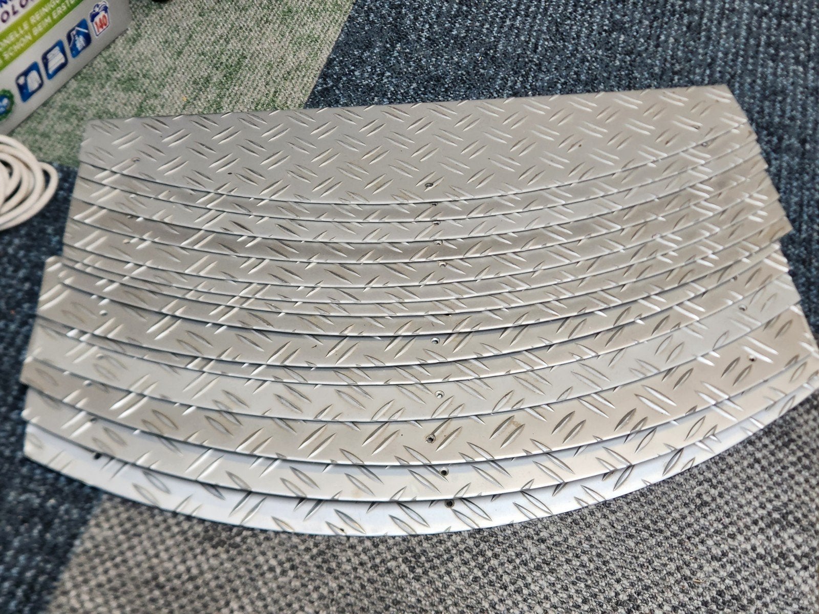 Aluminium trap treden - Antislip, Ophalen of Verzenden, Zo goed als nieuw, Minder dan 2 meter