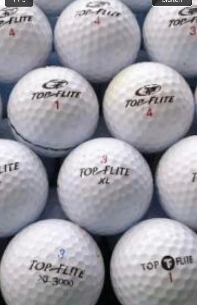 Top Flite golf balls mix - ZO GOED ALS NIEUW!!, Ophalen of Verzenden, Zo goed als nieuw, Bal(len), Overige merken