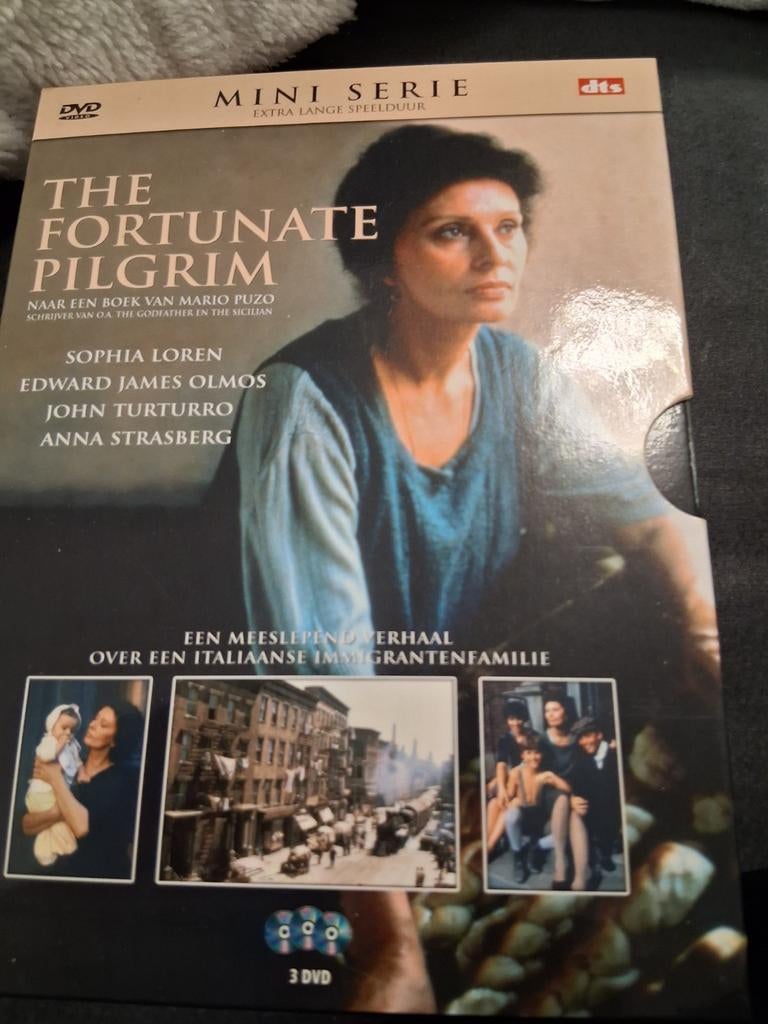 The Fortunate Pilgrim - Miniserie DVD (Sophia Loren), Gebruikt, Historisch of Kostuumdrama, Boxset, Ophalen of Verzenden