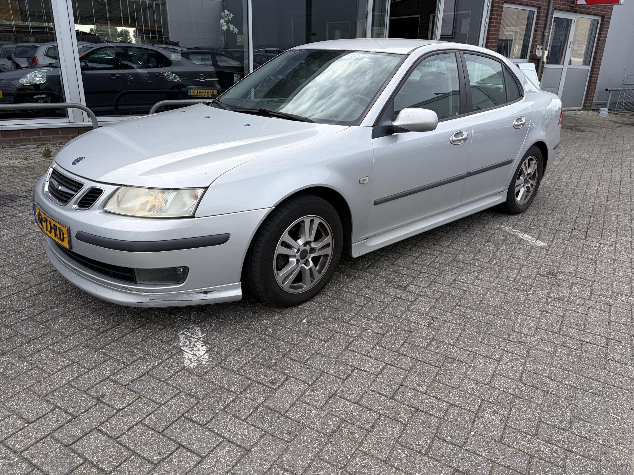 Saab 9-3 Sport Sedan 1.9 TID Business, Auto's, Voorwielaandrijving, Gebruikt, Zwart, 4 cilinders