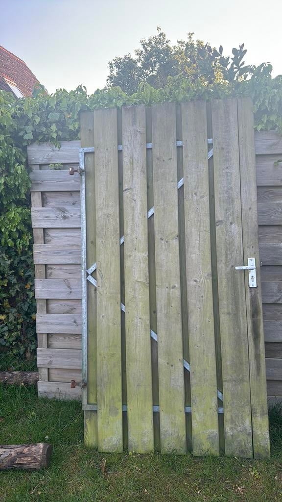 Poortdeur, 1 tot 2 meter, Minder dan 3 meter, Ophalen of Verzenden, Zo goed als nieuw