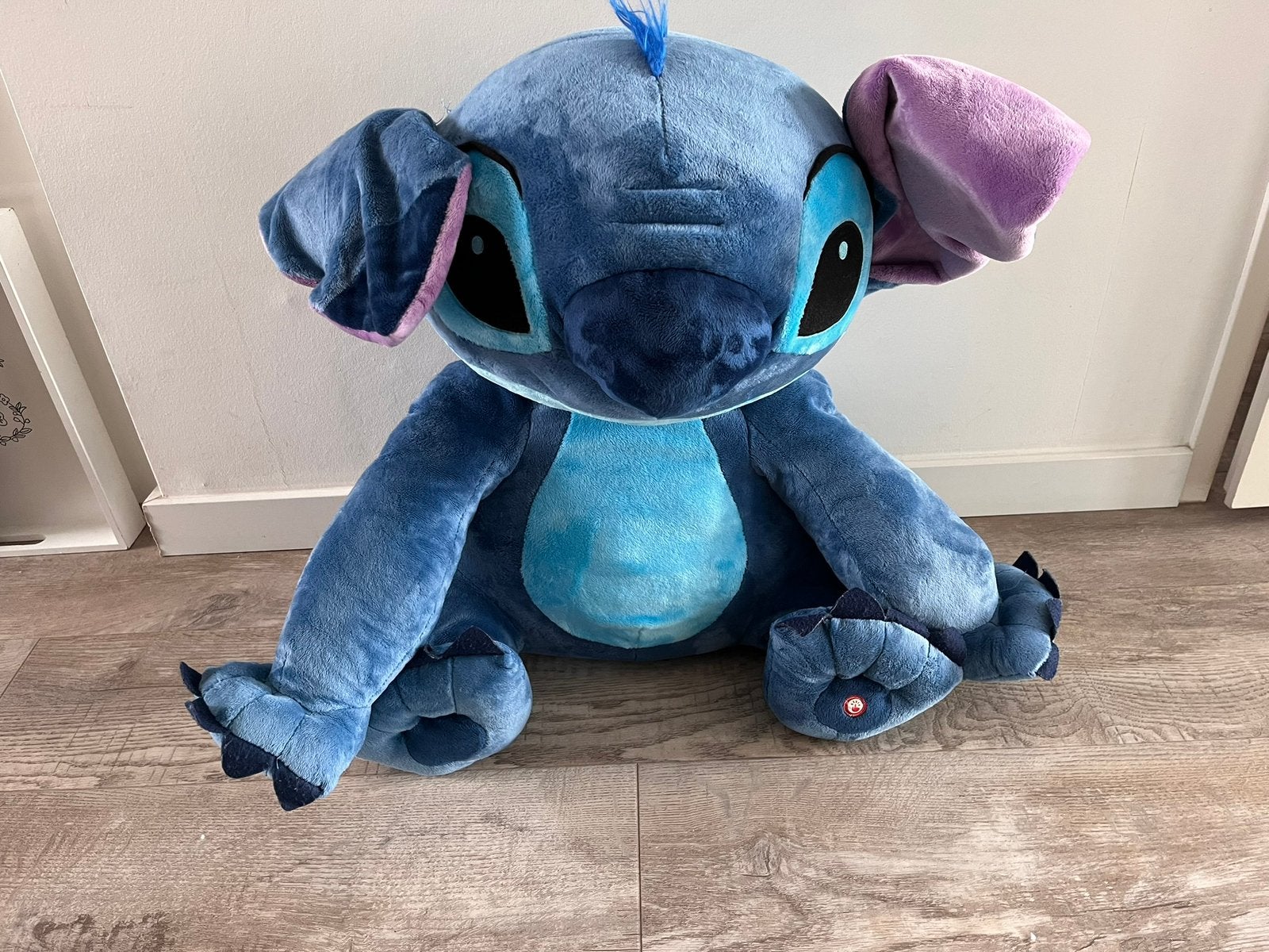 Stitch XXL knuffel ZGAN, Disney, Met licht, Overige typen, Blauw