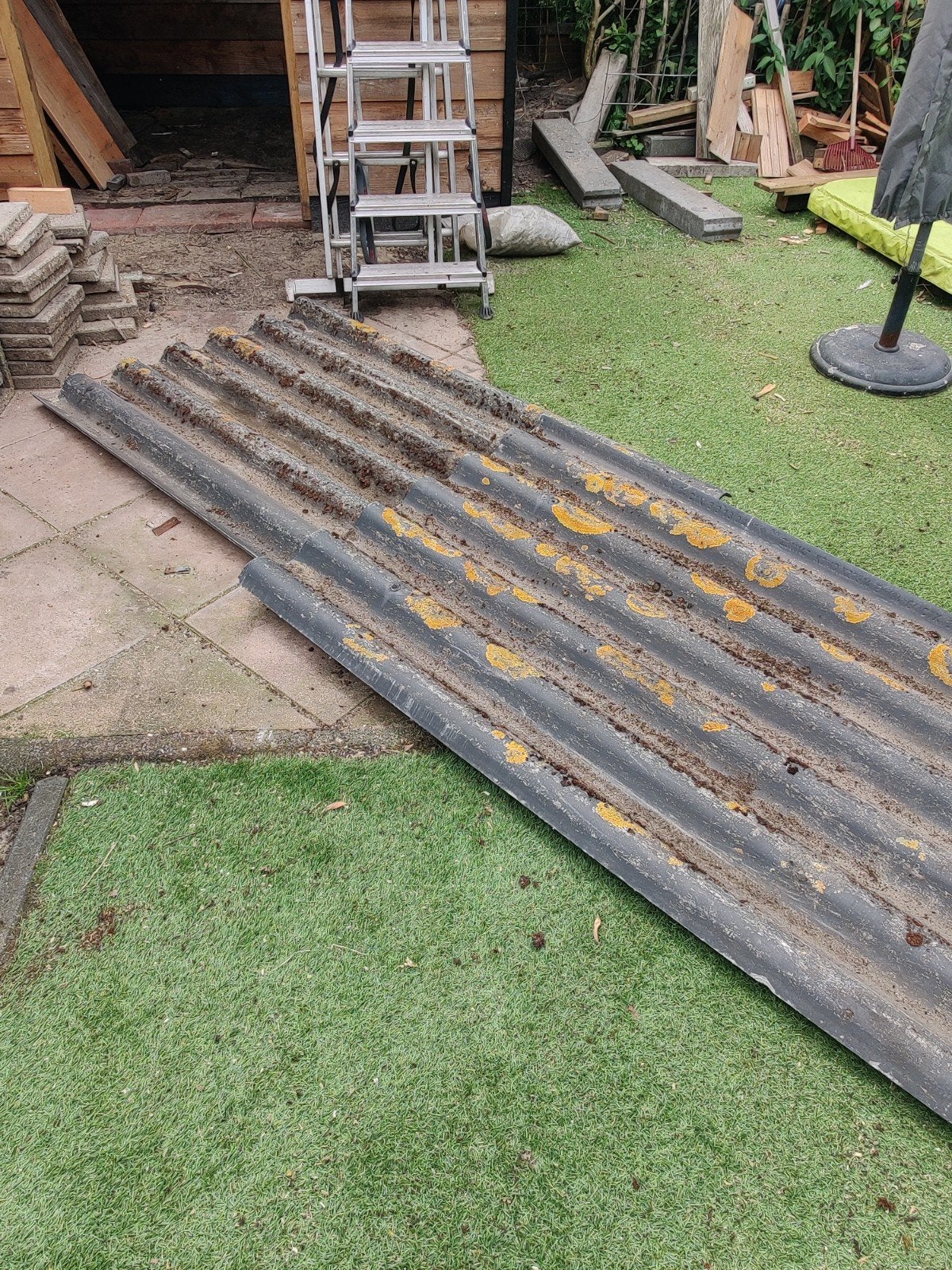 Golfplaten, Ophalen, Steen of Klei, Zwart, Minder dan 5 m²