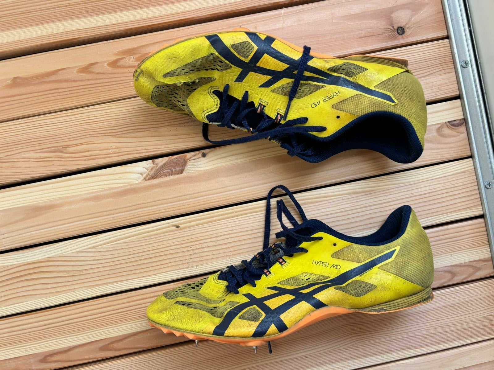 Asics Hyper MD spikes - Gebruikt, Sport en Fitness, Loopsport en Atletiek, Gebruikt, Ophalen of Verzenden, Spikes, Hardlopen