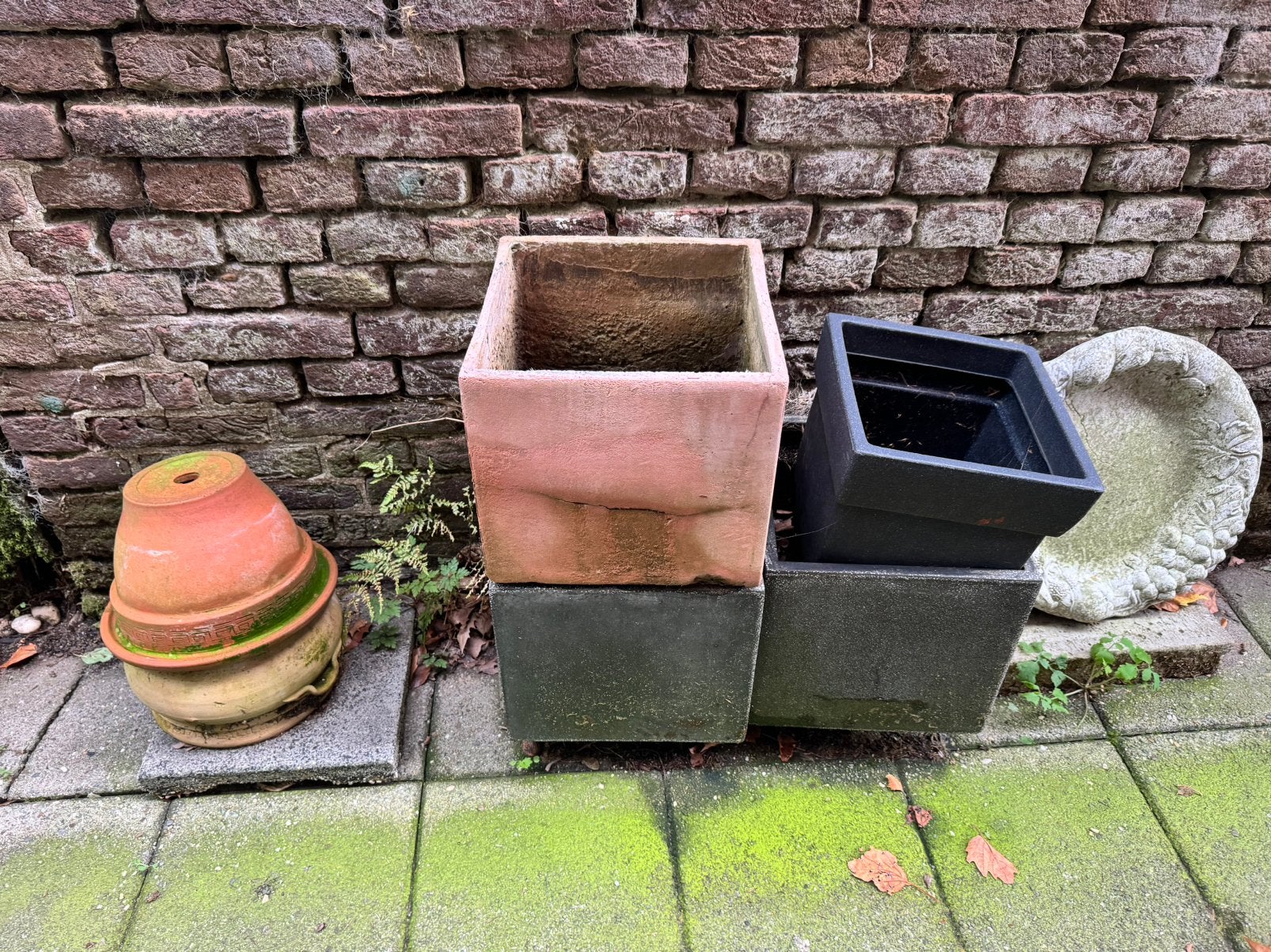 Gratis plantenbakken, Tuin en Terras, Ophalen, Gebruikt