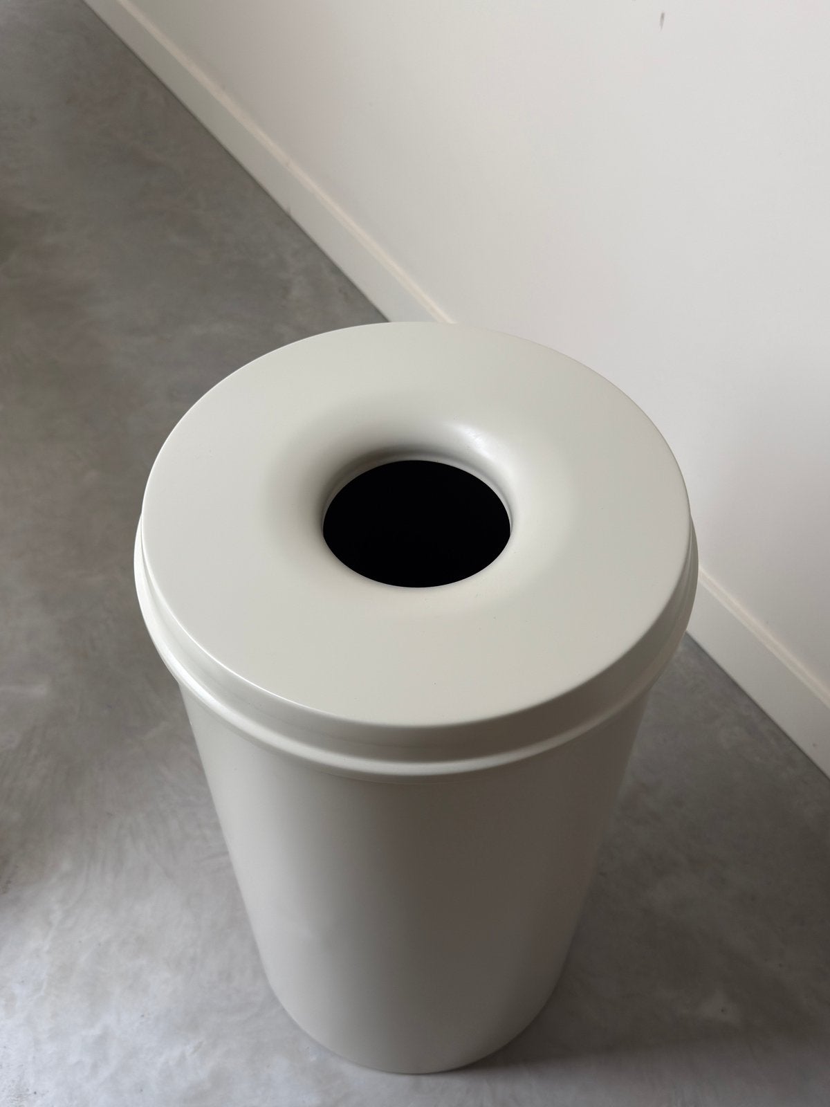 V-PART Staal prullenbak 50L, 40 liter of meer, Ophalen, Zo goed als nieuw, Metaal
