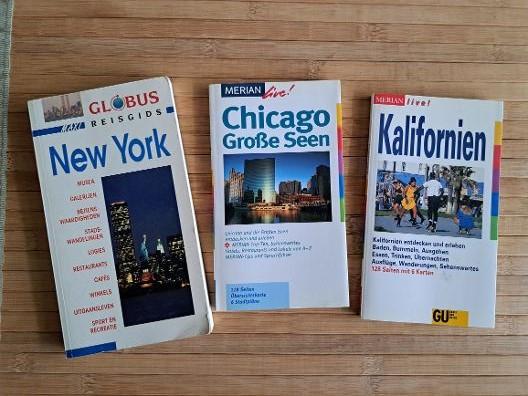 3 Reisgidsen van Amerika, Diverse auteurs, Ophalen of Verzenden, Reisgids of -boek, Noord-Amerika