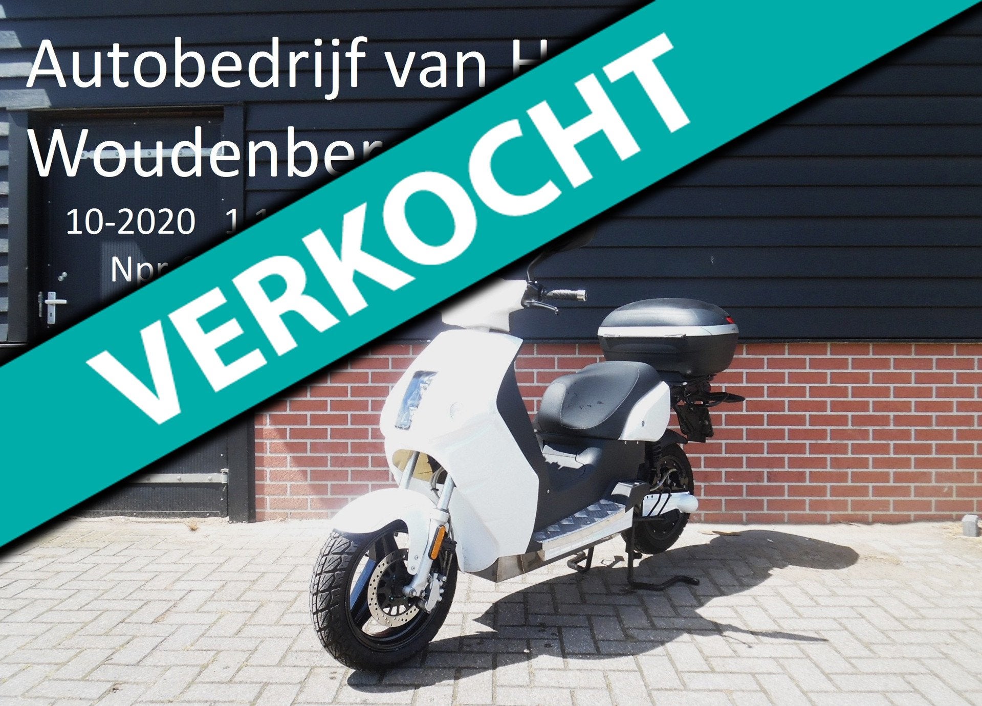 E-Max Bromscooter Verkocht Elektrische scooter 140-150 actie, Fietsen en Brommers, Brommers | Overige merken, Vmoto, Gebruikt