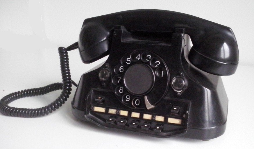 Telefoon Metaal Bakeliet PTT ATEA Type 1949 (Utrecht-West), Ophalen of Verzenden