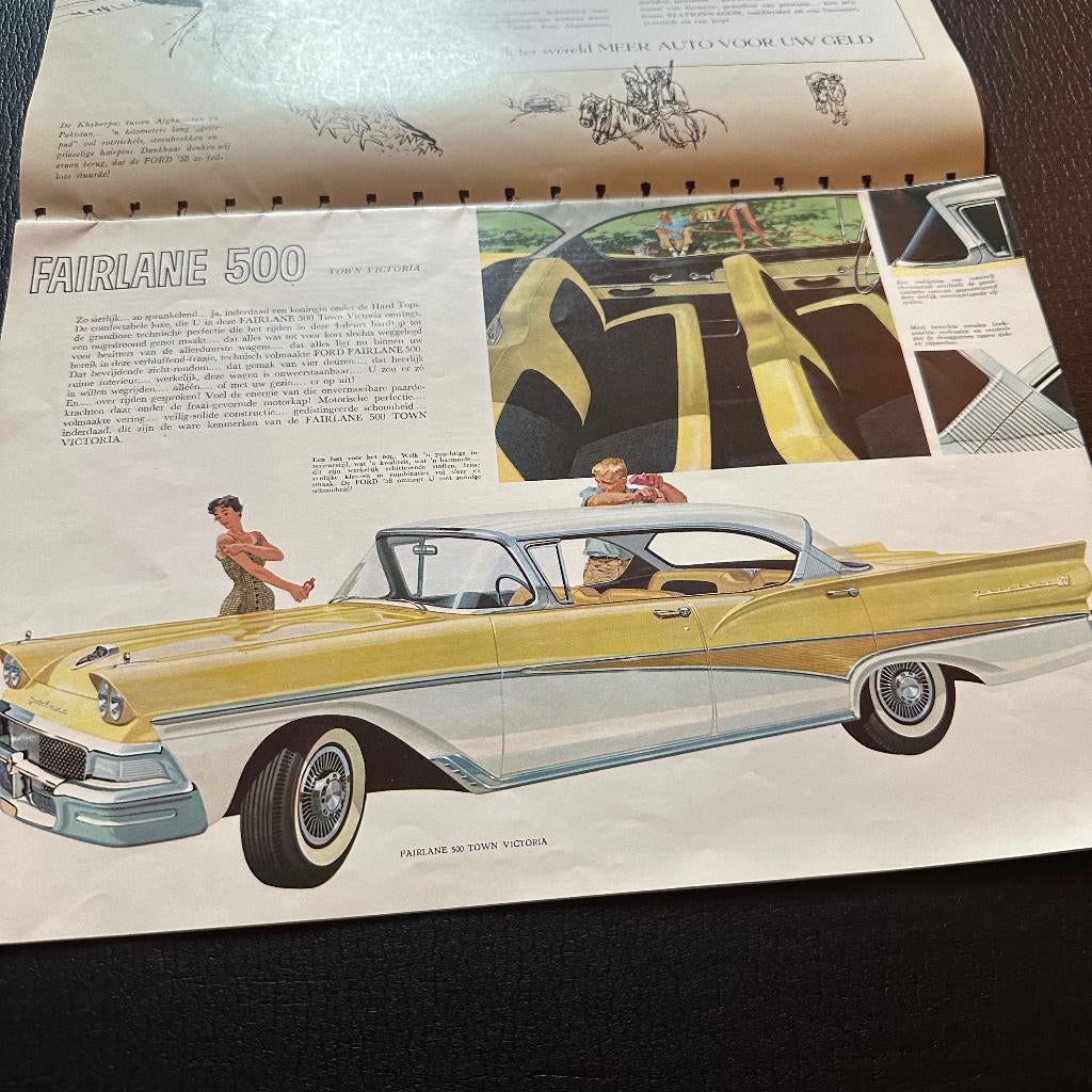 #9) FORD 1958 o.a. Fairlane, Verzenden, Gelezen, Ford