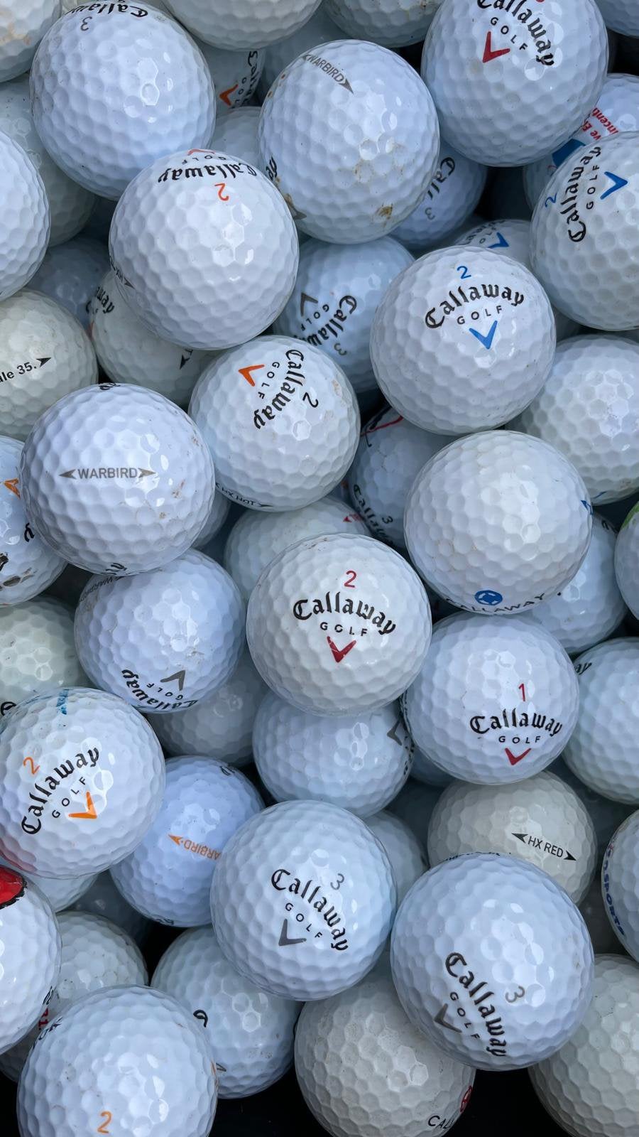 Golfballen (verschillende merken en kleuren), Sport en Fitness, Golf, Ophalen, Gebruikt, Overige typen, Overige merken