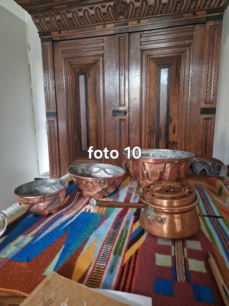 Koperen puddingvormen, Ophalen, Koper