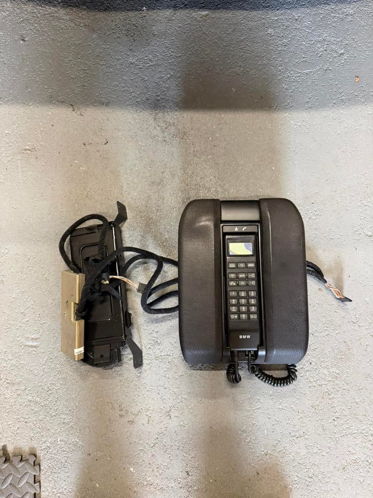 Telefoon bmw E39/E38 + armsteun, Ophalen of Verzenden, Zo goed als nieuw