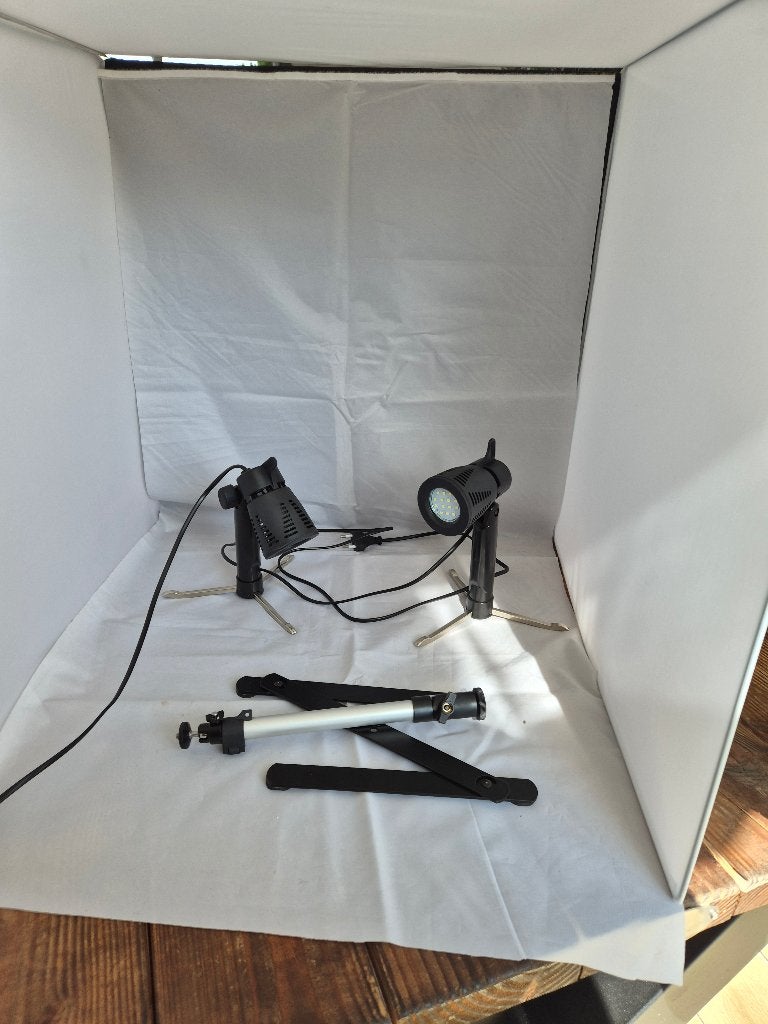 Foto studio met toebehoren., Ophalen, Complete fotostudio, Zo goed als nieuw, Overige merken