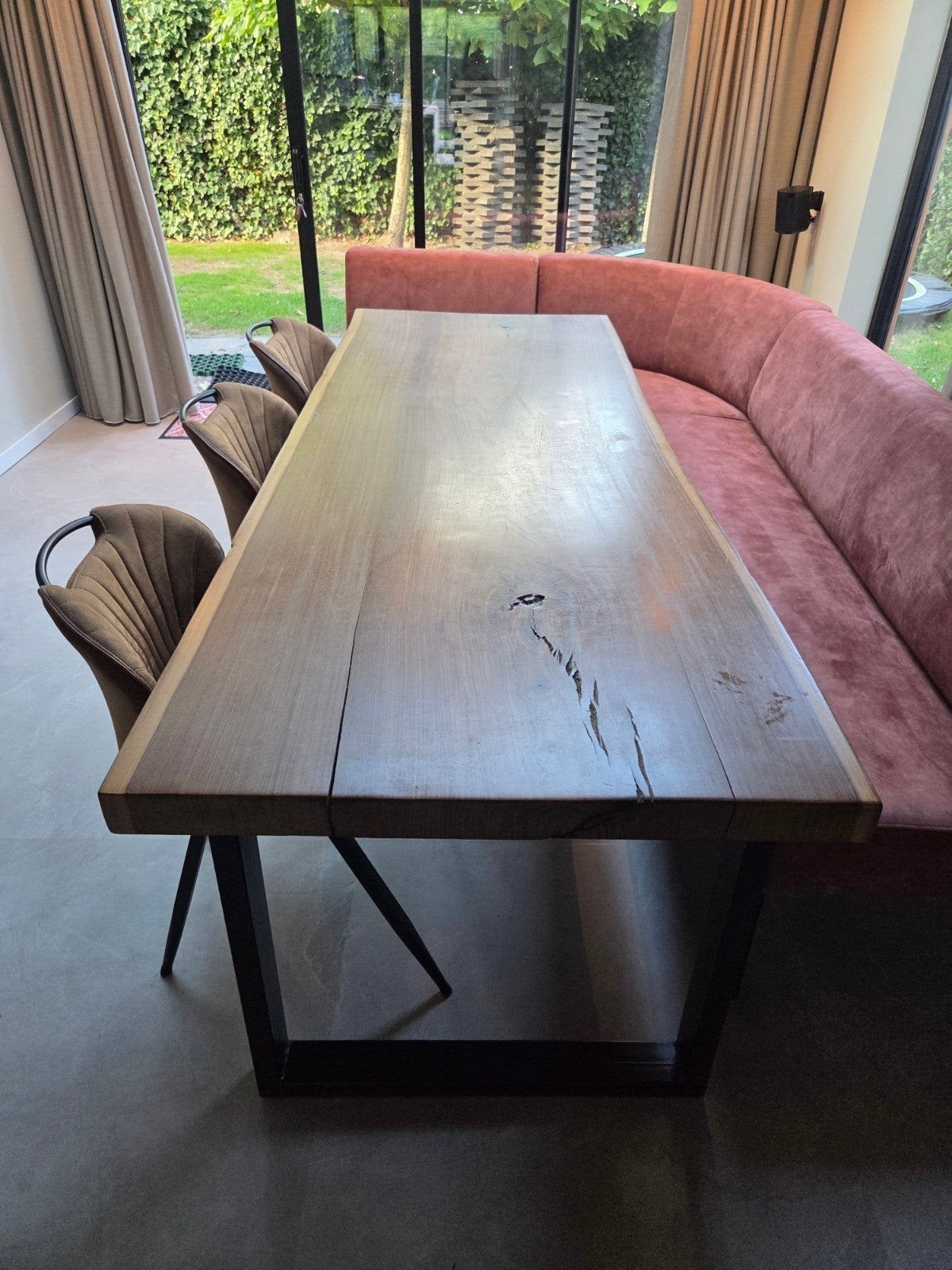 Eettafel, Ophalen, Gebruikt, Minder dan 4 stoelen