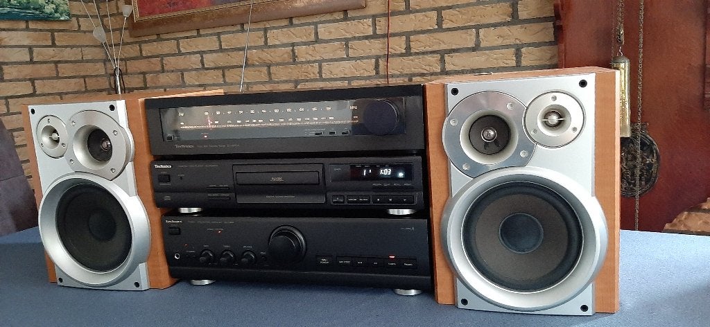Technics Radio set met TV, Ophalen, Gebruikt, Radio, Met cd-speler