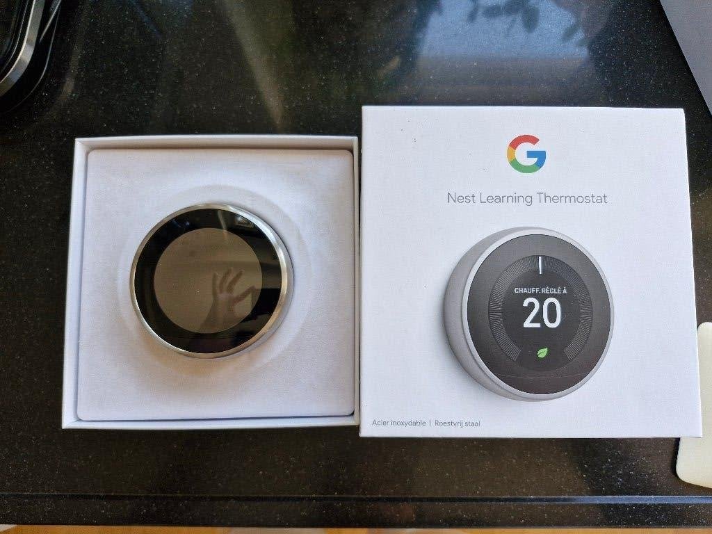 Nest learning thermostaat, Doe-het-zelf en Verbouw, Ophalen of Verzenden, Slimme thermostaat, Zo goed als nieuw
