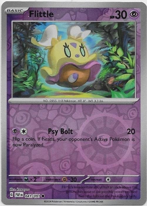 Paldean Fates,  Flittle [reverse] 41/91, Verzenden, Nieuw, Losse kaart
