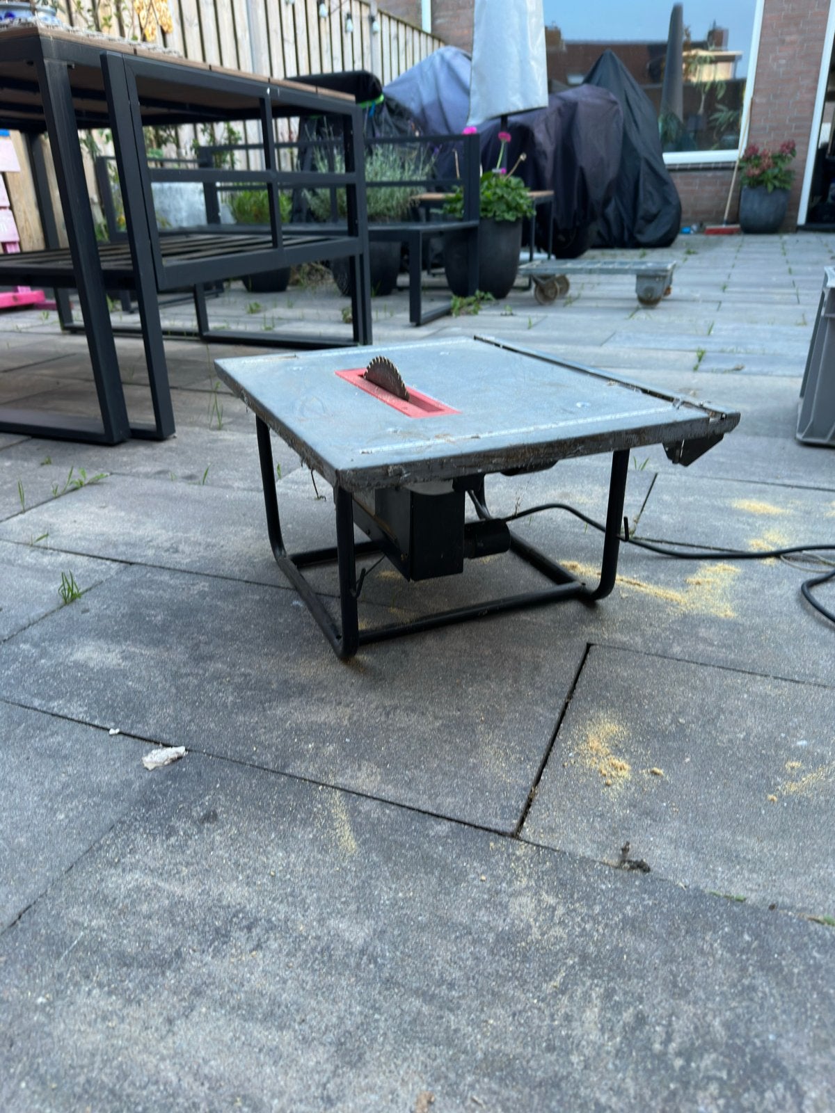 Kinzo Zaagtafel 720W - 200mm (model 8E3120), Gebruikt, Overige typen, 600 tot 1200 watt, Ophalen of Verzenden