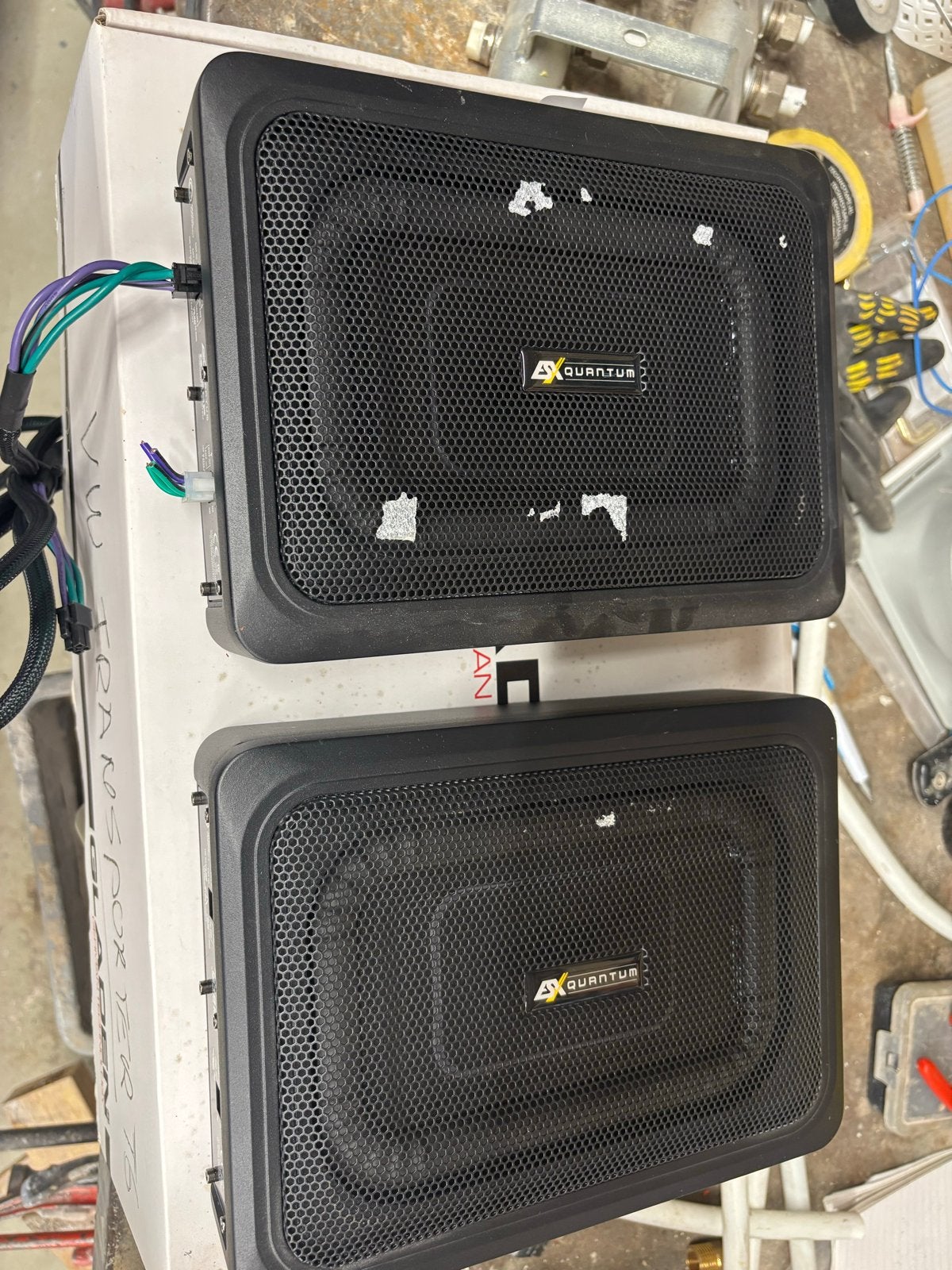 AXTON Quantum Q168P Subwoofers (2 stuks), Ophalen of Verzenden, Gebruikt