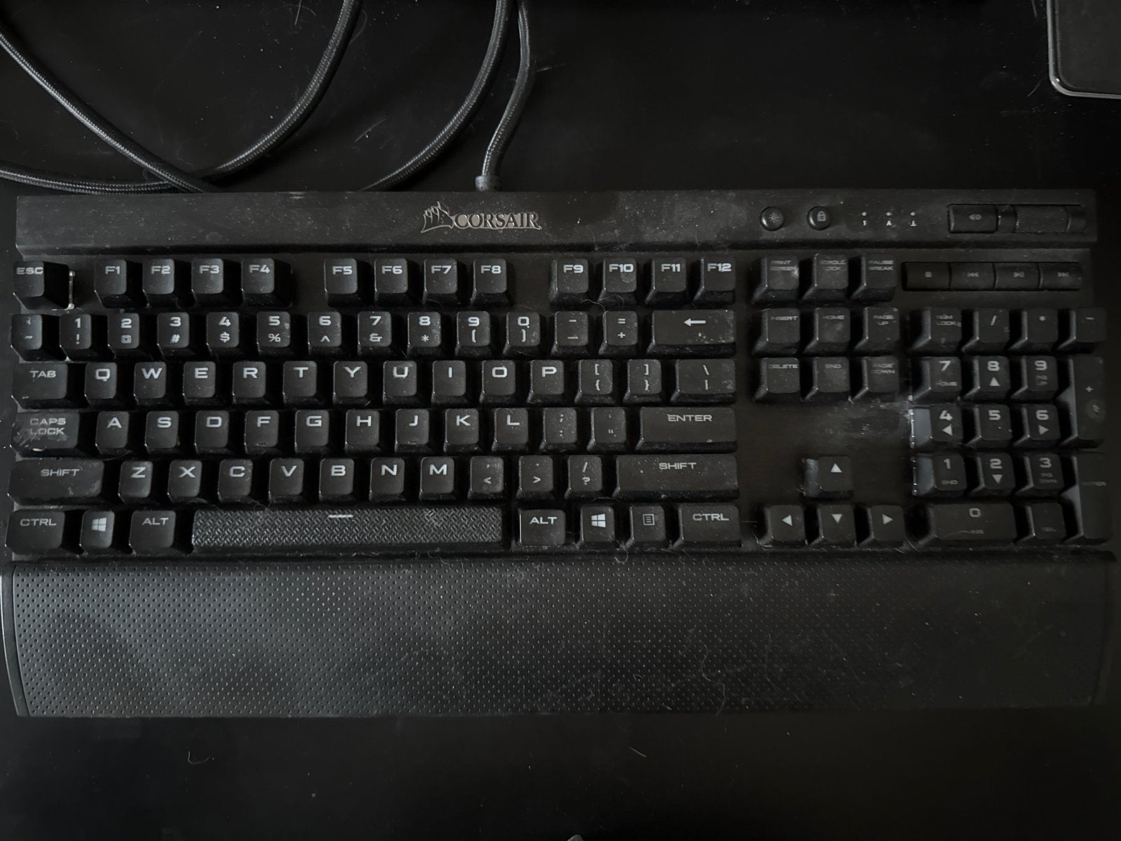 Corsair Gaming K70 LUX RGB Toetsenbord, Computers en Software, Toetsenborden, Gebruikt, Gaming toetsenbord, Ophalen of Verzenden