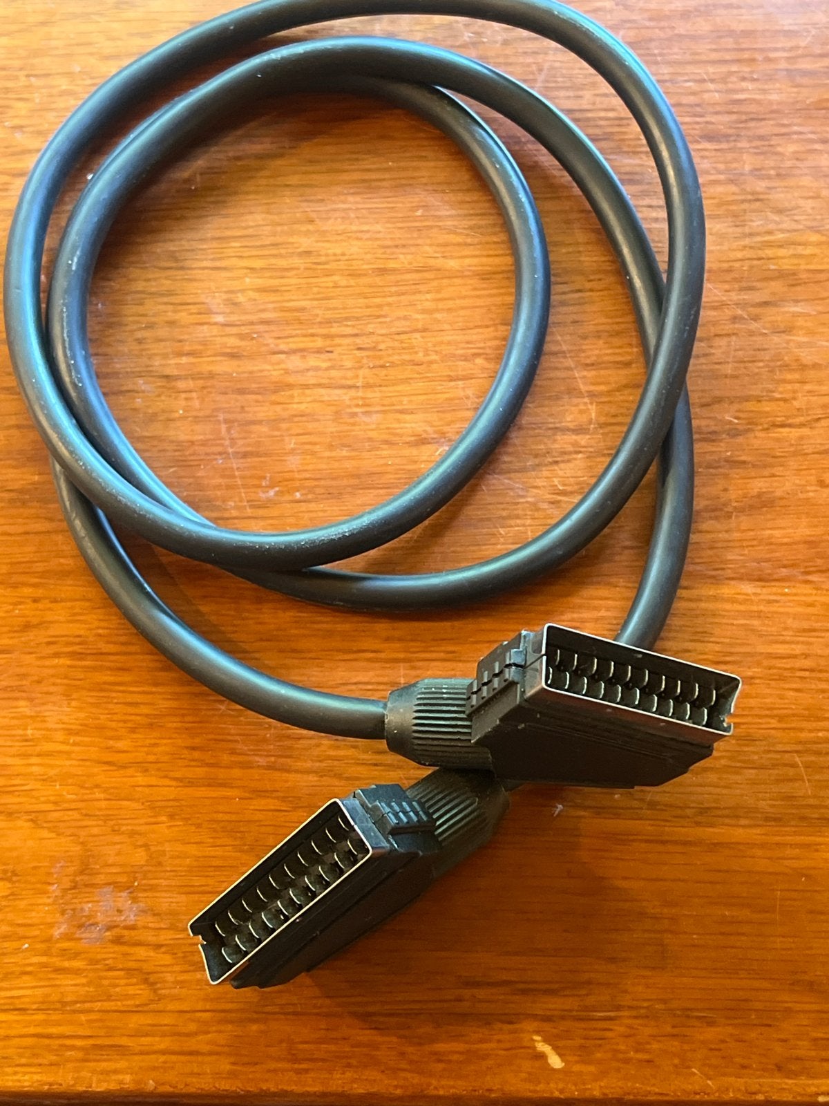 Scart kabel - Zwart, goede staat, Ophalen of Verzenden, Gebruikt, Minder dan 2 meter, Scartkabel
