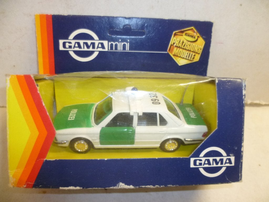 Gama 1155 BMW 528i Polizei Duitse Politie 1:43 modelauto, Ophalen of Verzenden, Nieuw, Auto, Gama