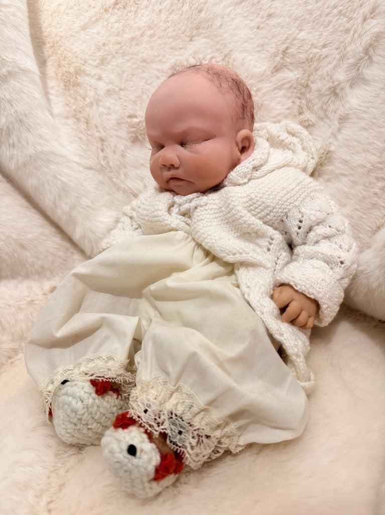 Levensechte reborn pop Elara - 28 cm, Verzamelen, Ophalen of Verzenden, Gebruikt, Pop, Levensecht of Reborn