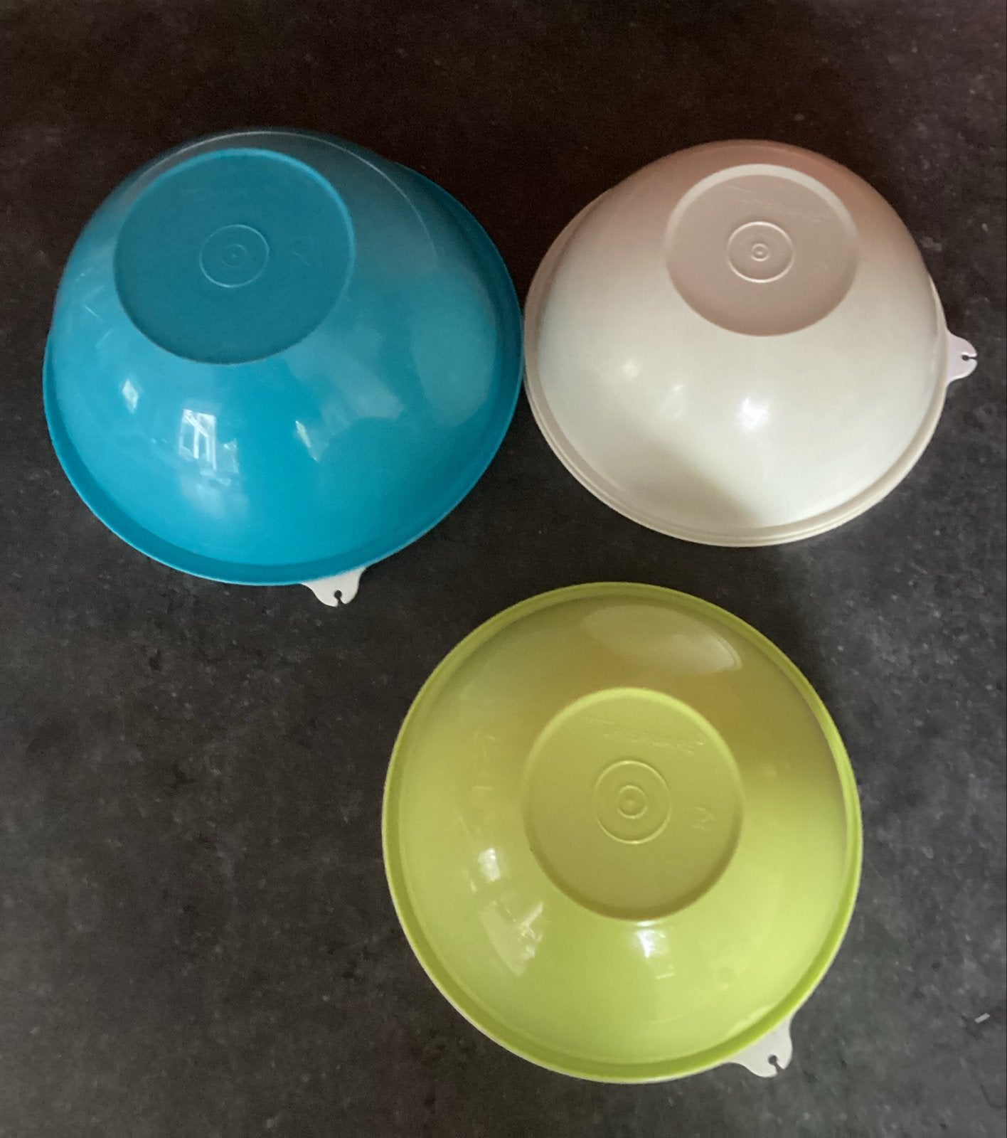 Set van 3 Tupperware vershoudkommen met deksel, Gebruikt, Overige kleuren, Luchtdicht, Ophalen of Verzenden