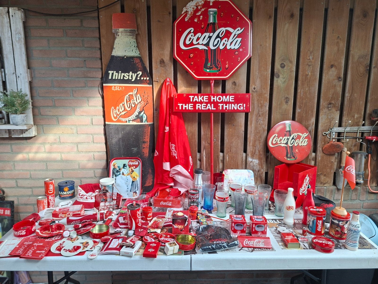 Grote Coca-Cola verzameling - Diverse items, Ophalen, Zo goed als nieuw