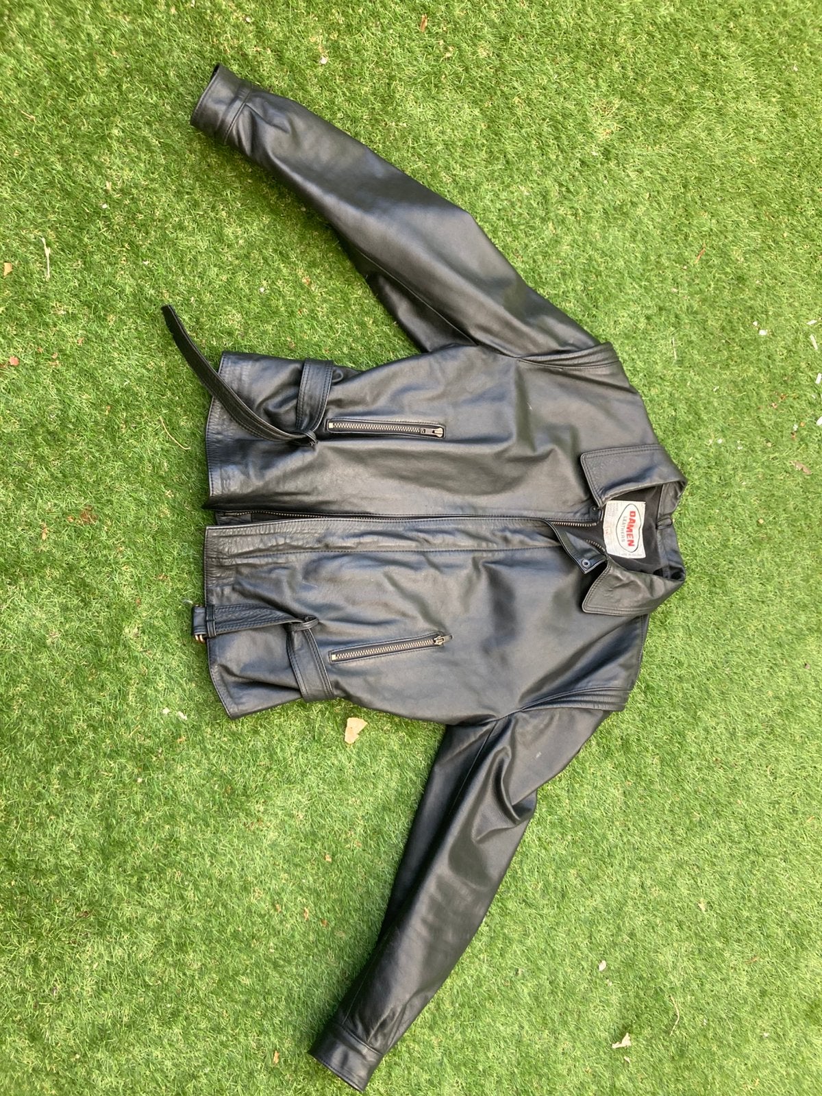 Old skool leren motorjas maat 54, Motoren, Kleding | Motorkleding, Ophalen of Verzenden, Tweedehands, Jas | leer