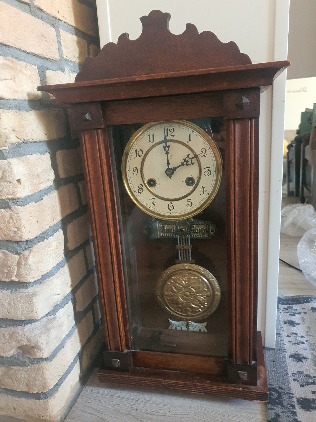 Antique Junghans Regulator Wall Clock – A07 / 1907 – Origina, Ophalen