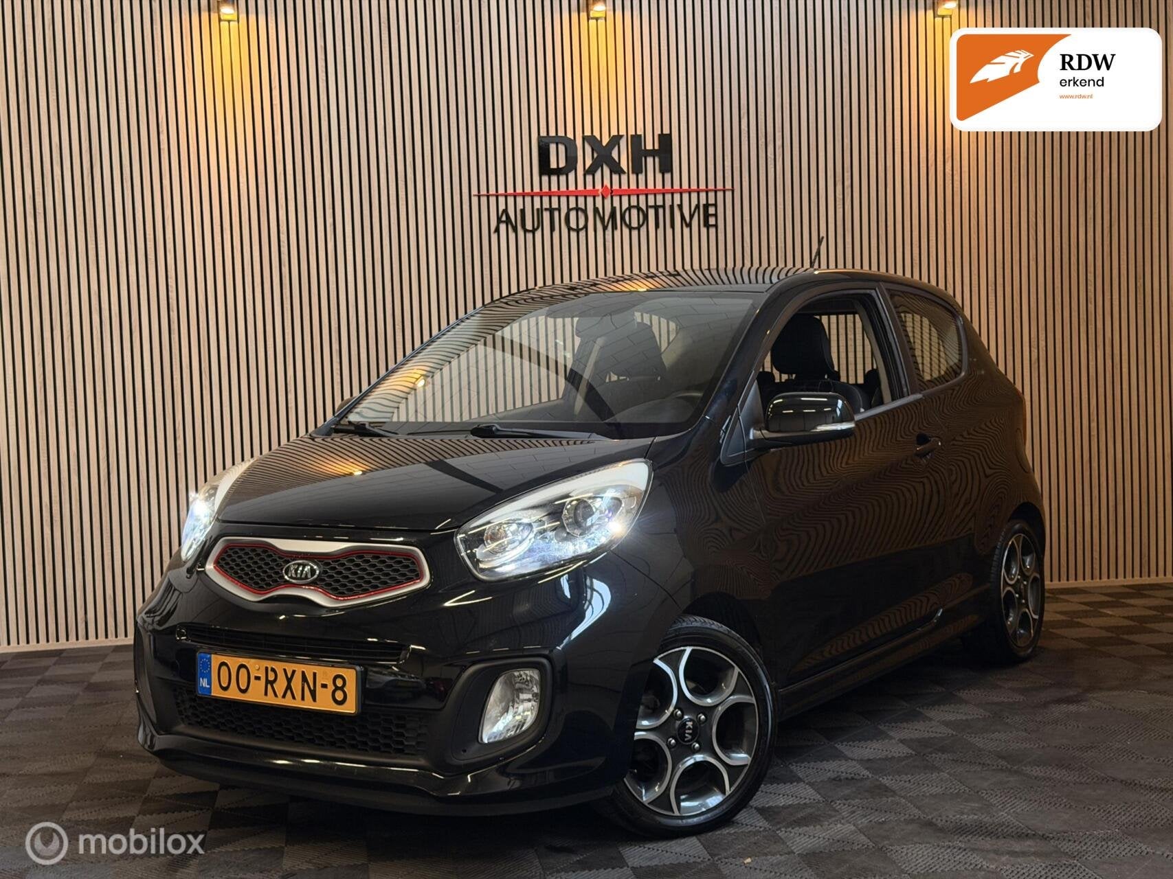 Kia Picanto 1.0 CVVT GT-Line OrgNL APK-9/2027 AIRCO LMV LED, Auto's, Voorwielaandrijving, Euro 5, Stof, Gebruikt
