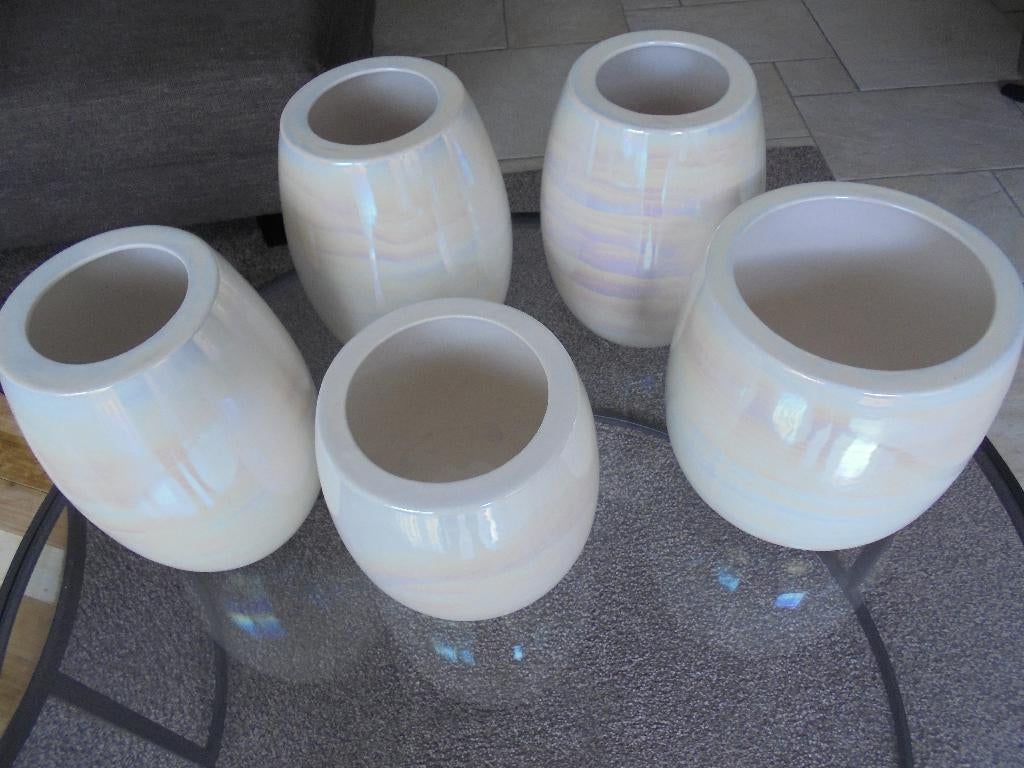3  VAZEN., Ophalen, Gebruikt, Overige kleuren, Aardewerk of Porselein