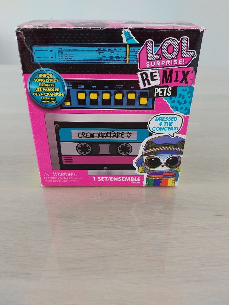 L.O.L Surprise ReMixPets  Compleet in originele speeldoos., Ophalen of Verzenden, Zo goed als nieuw, Overige typen