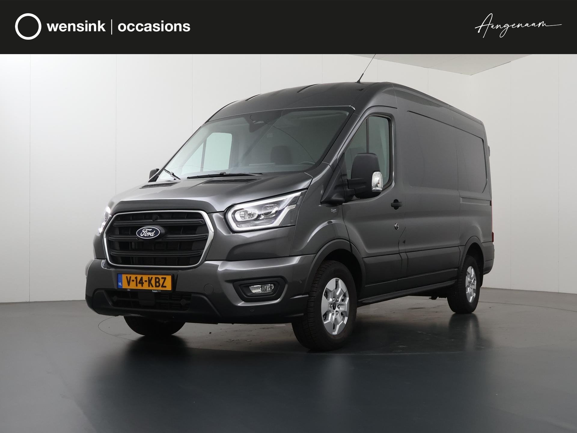 Ford Transit 350 2.0 TDCI | L2 H2 | AUT. | 165 PK | LIMITED, Auto's, Stof, 4 cilinders, 2800 kg, Bedrijf