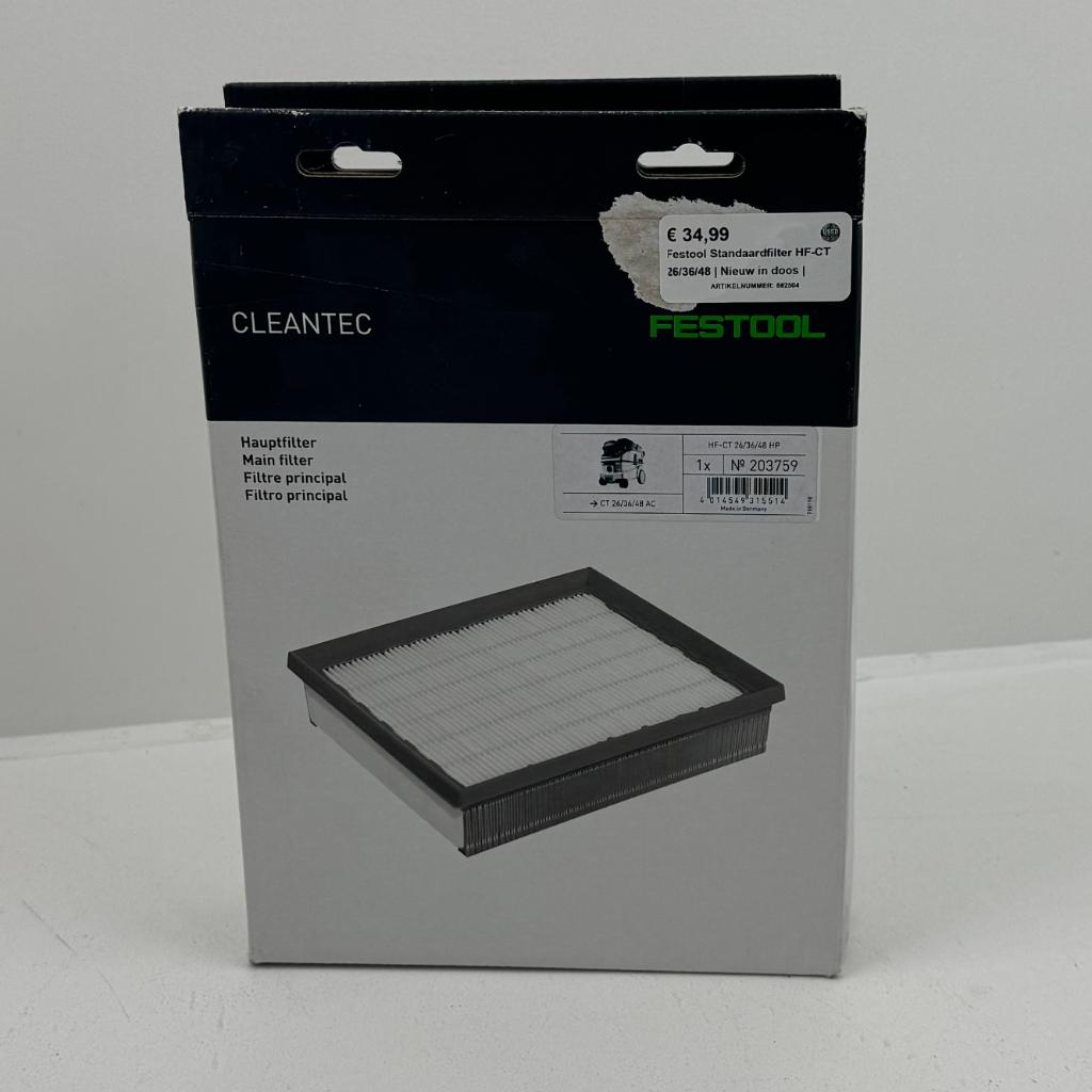 Festool Standaardfilter HF-CT 26/36/48 | Nieuw in doos |, Dordrecht@usedproducts.nl, Toulonselaan 72, Nieuw, Ophalen of Verzenden