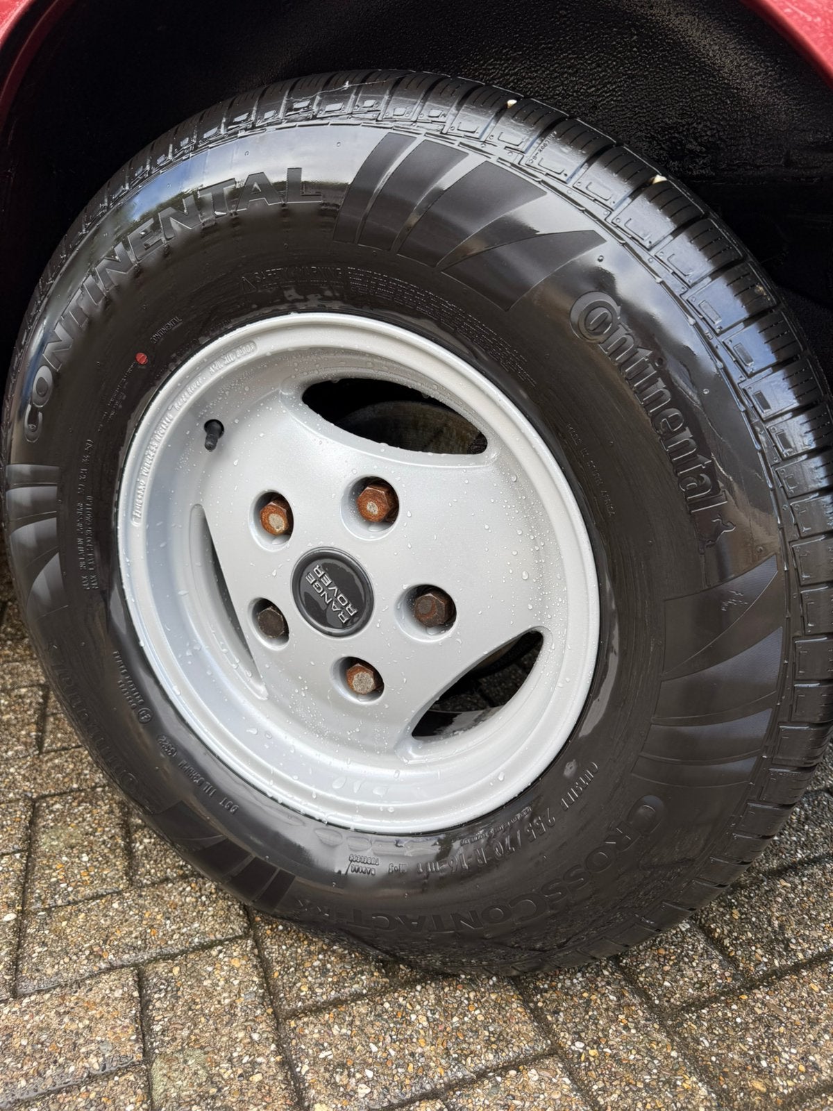 Range Rover Classic Vogue wielset 16”, Auto-onderdelen, Ophalen, 255 mm, 16 inch, Banden en Velgen