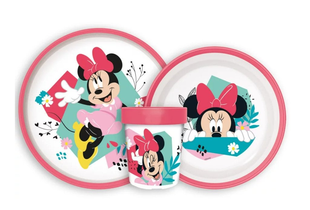 Minnie Mouse Kinderservies - Magnetron / Eetsetje / Dinerset, Nieuw, Ophalen of Verzenden, Nvt, Nvt