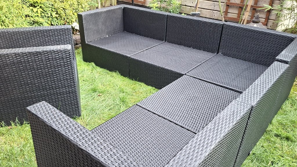 Loungeset: 6 delig - Pure Collection, Tuin en Terras, Tuinsets en Loungesets, Ophalen, Gebruikt, 6 zitplaatsen, Loungeset
